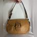 Coach Bags | Coach Tan Leather Soho Black Hobo/Shoulder Bag Guc (Ink Mark) | Color: Silver/Tan | Size: Os