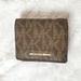 Michael Kors Bags | Michael Michael Kors Monogram Jet Set Carryall Card Wallet | Color: Brown/Tan | Size: Os