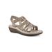 Women's Camryn Casual Sandal by Cliffs in Gold Metallic Suede (Size 11 M)
