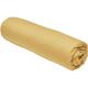 Drap housse 100% coton 160 x 200 cm extensible bonnet 25 cm essential coloris Beige Ocre