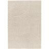 Bobochic - Tapis Tapis poils ras herve motif abstrait 200x290 Beige