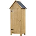 MH - Armoire de jardin 1 porte paulette bois de sapin