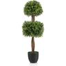 Relax4life - Buis Artificiel 100 cm Plante Artificielle en Pot, Grand Arbre Artificiel pour