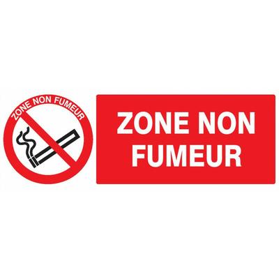 Zone non fumeur 330x120mm