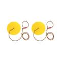 2 set Disc Swing Seat Safe Indoor Outdoor Play House Playground Accs Toys yellow