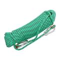 12mm Rock Climbing Rope 49ft 82ft 115ft 148ft 295ft 591ft Static Outdoor Safety Ropes with Carabiner Arborist Tree Climbing Rescue Grappling Lifeline Escape Abseiling Rope Magnet Fishing Rope ( Color