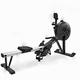 Rowing Machine, Magnetic Rowing Machine with LCD Monitor Exercise Equipment Workout Machine for Home Use Foldable for Easy Storage