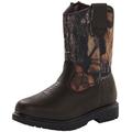 Deer Stags Boy's Tour Snow Boot, Brown Camo, 2 Little Kid