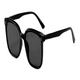 JIANGHA Sunglasses Outdoor Sunglasses, Women's Sunglasses For Big Face, Slimming, Sun Protection, Shading, Fashionable Glasses Sun Glasses (Color : Black, Size : A)