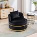 360° Swivel Chair Velvet Barrel Chair Accent Chair Lounge Chairs