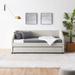 Daybed with Trundle Upholstered Tufted Sofa Bed