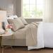 4pc Full 600 Thread Count Cooling Cotton Blend Sheet Set Khaki