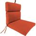 The Twillery Co.® Sunbrella 22" x 44" Outdoor Chair Cushion w/ Ties & Hanging Loop, Polyester | Wayfair 96847661B5A74C348B153F5AE3CA9B4A
