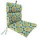 Charlton Home® 22" x 44" Outdoor Chair Cushion w/ Ties & Loop Polyester | 4 H x 22 W x 44 D in | Wayfair A51B720456D24170BD0593B112463BB1