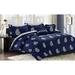 Alcott Hill® Chirine 100% Cotton 10 Piece Comforter Set Cotton Sateen in Blue/White | King Comforter + 9 Additional Pieces | Wayfair