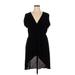 Torrid Casual Dress - Wrap: Black Dresses - Women's Size 1X Plus