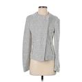 Ann Taylor Jacket: Short Gray Jackets & Outerwear - Women's Size Small