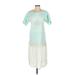 Johnny Was Casual Dress: Teal Dresses - Women's Size X-Small