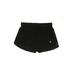 Asics Athletic Shorts: Black Print Activewear - Women's Size X-Large