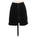 Free People Casual Skirt: Black Solid Bottoms - Women's Size 0