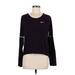Nike Active T-Shirt: Purple Print Activewear - Women's Size Medium