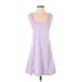 Active by Old Navy Active Dress - A-Line: Purple Solid Activewear - Women's Size 5