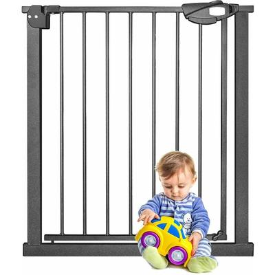 Yardin - Türschutzgitter Treppenschutzgitter ohne Bohren, Türgitter Baby Absperrgitter,