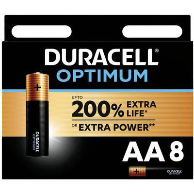 Optimum Mignon (AA)-Batterie Alkali-Mangan 1.5 v 8 St. - Duracell