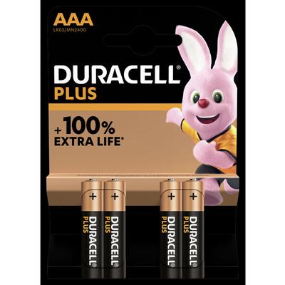 Duracell - Plus-AAA K4 Micro (AAA)-Batterie Alkali-Mangan 1.5 v 4 St. Image