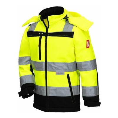 Warnschutz-Softshelljacke MOTION TEX KIDS 7171KIDS neongelb/schwarz Nitras Gr.122/128