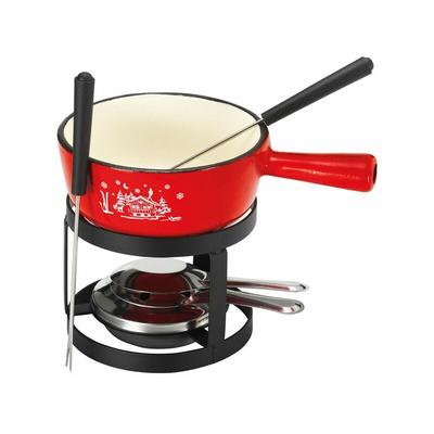 Fondue-set mit 2 roten gabeln - Tableandcook - SH-V611