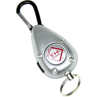 Kh-security - Taschenalarm Silber mit led 100190