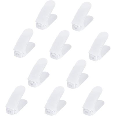 Schuhregale Einstellbare Set rutschfest Verstellbarer Schuhstapler 3 höhenverstellbar, Kunststoff Image