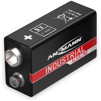 ANSMANN 9V-Blockbatterie, INDUSTRIAL, Alkaline, 1 Stück Image