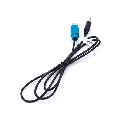 Aux Audio Adapter Kabel kfz Radio (120 cm) kompatibel mit Alpine CDE-9872R/RM, CDE-9870R/RM,