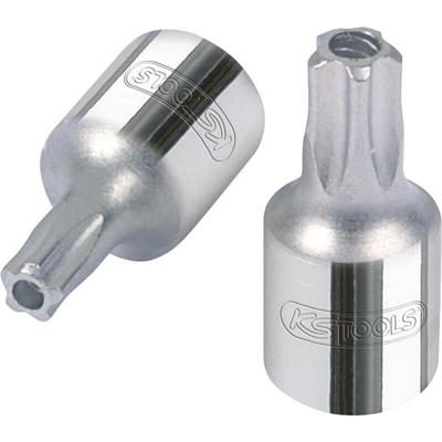 1/4' CHROMEplus Bit-Stecknuss Fünfstern, Stirnlochbohrung,TS20 Image