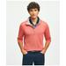 Brooks Brothers Men's Performance Series Half-Zip Jersey Shirt | Red Heather | Size Medium