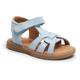 Sandale BISGAARD "felicia" Gr. 29, blau (baby blue square) Kinder Schuhe