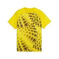 Trainingsshirt PUMA "Borussia Dortmund Aufwärmtrikot Jugendliche" Gr. 140, gelb (cyber yellow black) Kinder Shirts T-Shirts