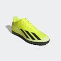 Fußballschuh ADIDAS PERFORMANCE "X CRAZYFAST CLUB TF" Gr. 44, gelb (team solar yellow 2, core black, cloud white) Schuhe Fußballschuhe