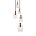 Suspension 60 cuivre transparent