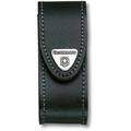 Astuccio da cintura in pelle Victorinox colore nero, chiusura a strappo, peso 29 g, dimensioni, 37