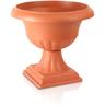 Prosperplast - Vaso da fiori 14L Atena 45,5x45,5x42 cm, Terracotta - Terracotta