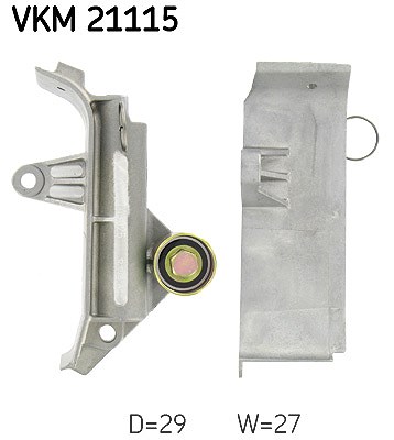 Skf Umlenk-/Führungsrolle, Zahnriemen [Hersteller-Nr. VKM21115] für Audi, Seat, Skoda, VW Image