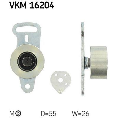 Skf Spannrolle, Zahnriemen [Hersteller-Nr. VKM16204] für Citroën, Peugeot, Renault Image