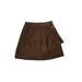 J and J by Janie and Jack Skirt: Brown Solid Skirts & Dresses - Kids Girl's Size 16