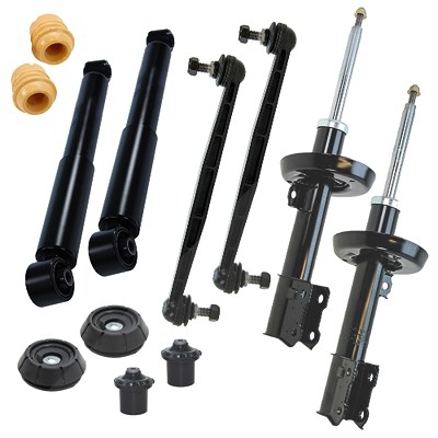 Atec 4x Stossdämpfer Komplett Set inkl. Radaufhängung [Hersteller-Nr. 40581578] für Opel