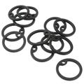 12 Pcs Necklace Men s Necklaces Mens Black Dog Tag Silencer for Pet Collar Silicone Silencers