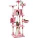 79in Cat Tree Multi-Level Cat Tower with Scratching Posts for Indoor Cats Cat Furniture Play Center for Cats and Kitten