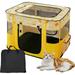 ZBH Pet Playpen Cat Playpen Foldable Cat Playpen for Indoor Cats Collapsible Crate Kennel Playpen Kitten Playpen Cat Tent Indoor Outdoor Pet Play Pen with Carrying Case for Cat Kitten Rabbit